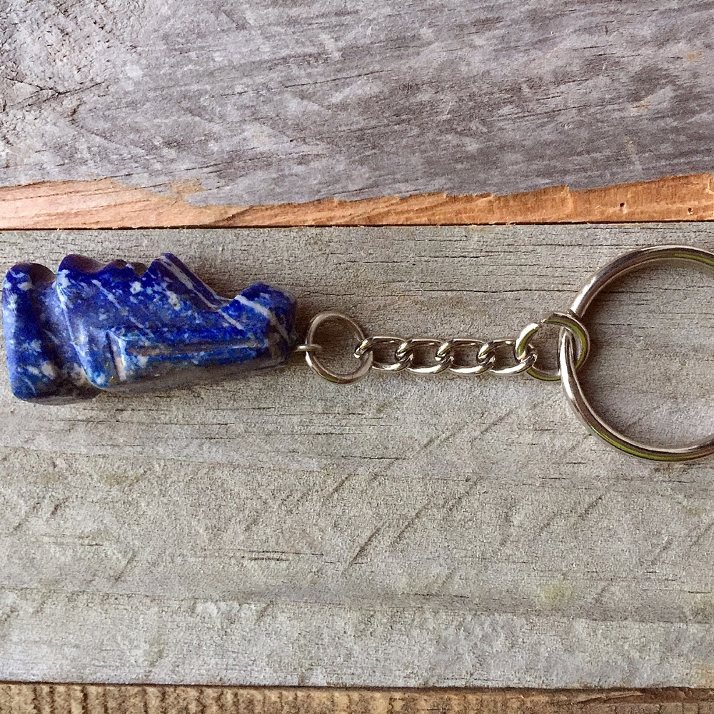 Lapiz Lazuli Key Chain - Picture 4 of 5